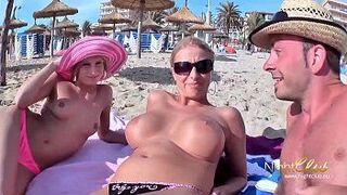 Немецкая секс-отдыхающая трахает все перед камерой - порно видео
